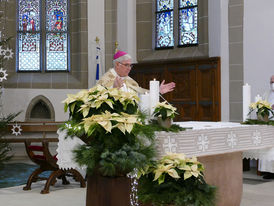 Diözesale Aussendung der Sternsinger des Bistums Fulda in St. Crescentius (Foto: Karl-Franz Thiede)